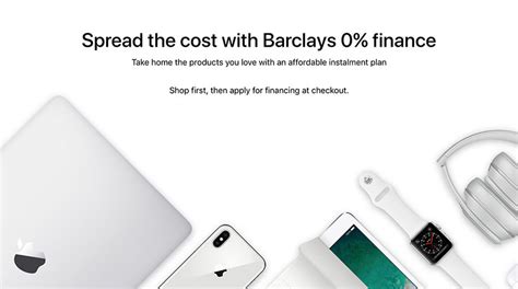 Apple Financing with Barclays and PayPal .